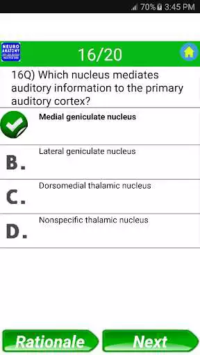 Play Neuroanatomy Quiz as an online game online Neuroanatomy Quiz with UptoPlay com.shahenshah.neuroanatomy Play Neuroanatomy Quiz as an online game Neuroanatomy Quiz with UptoPlay