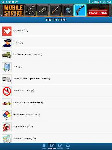 Play Nevada CDL Driving Test  and enjoy Nevada CDL Driving Test with UptoPlay