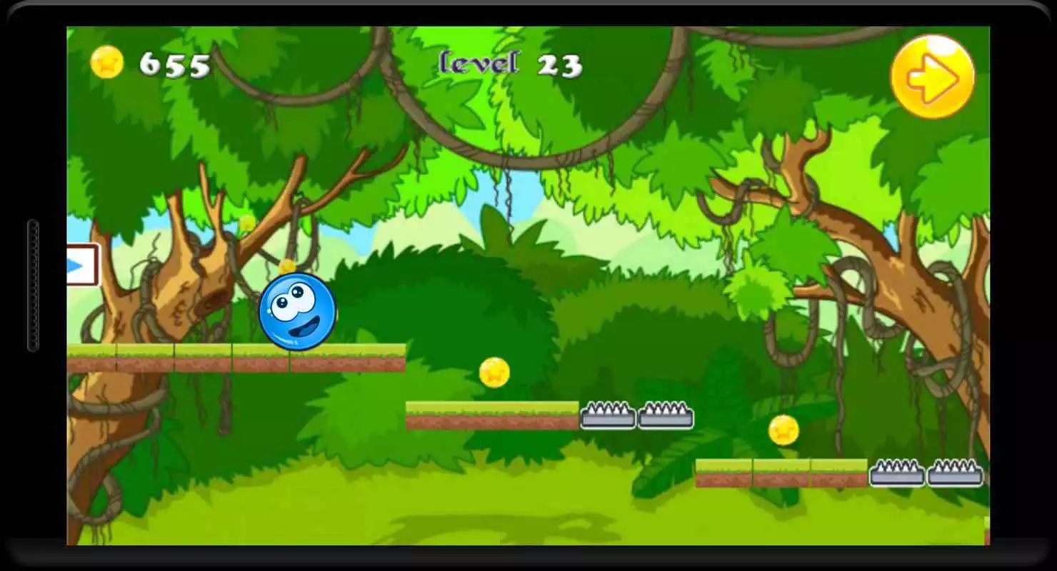 Play New Adventure of Blue Ball 4