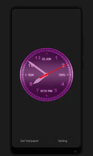 Play New Analog Clock Live Wallpaper as an online game New Analog Clock Live Wallpaper with UptoPlay