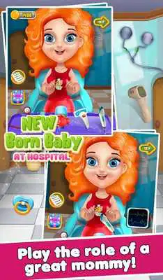 Play New Born Baby At Hospital