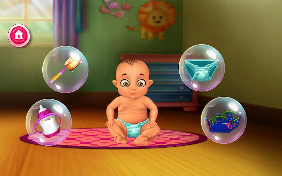 Play Newborn Baby Care - Babysitter Game for Girls as an online game Newborn Baby Care - Babysitter Game for Girls with UptoPlay