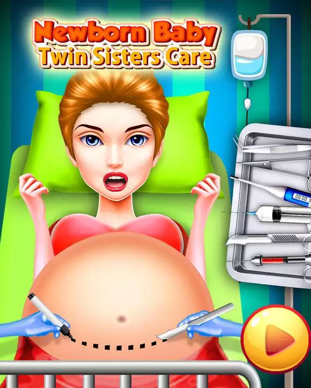 Play Newborn Baby - Twin Sisters Care