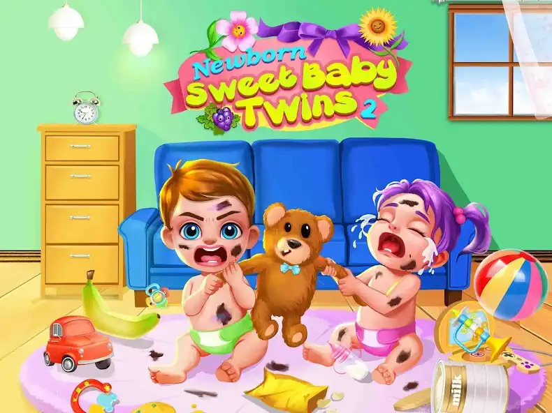 Play Newborn Sweet Baby Twins 2: Baby Care  Dress Up  and enjoy Newborn Sweet Baby Twins 2: Baby Care  Dress Up with UptoPlay