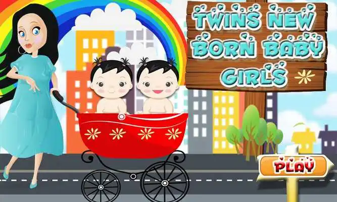 Play Newborn Twins baby girl care