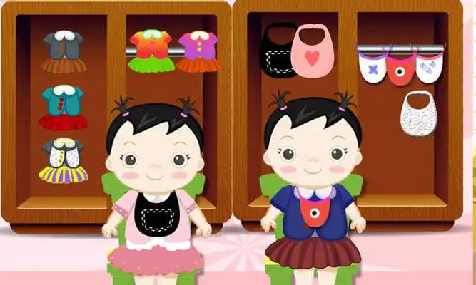 Play Newborn Twins baby girl care