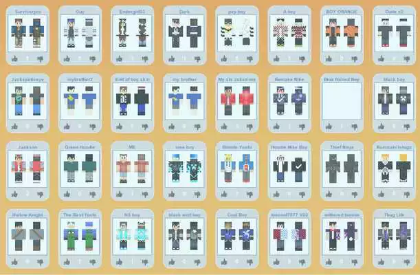 Play New Boys Skins for Minecraft