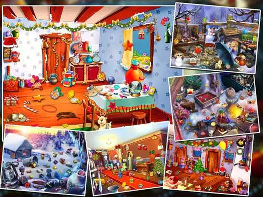 Play New Christmas Town Hidden Objects