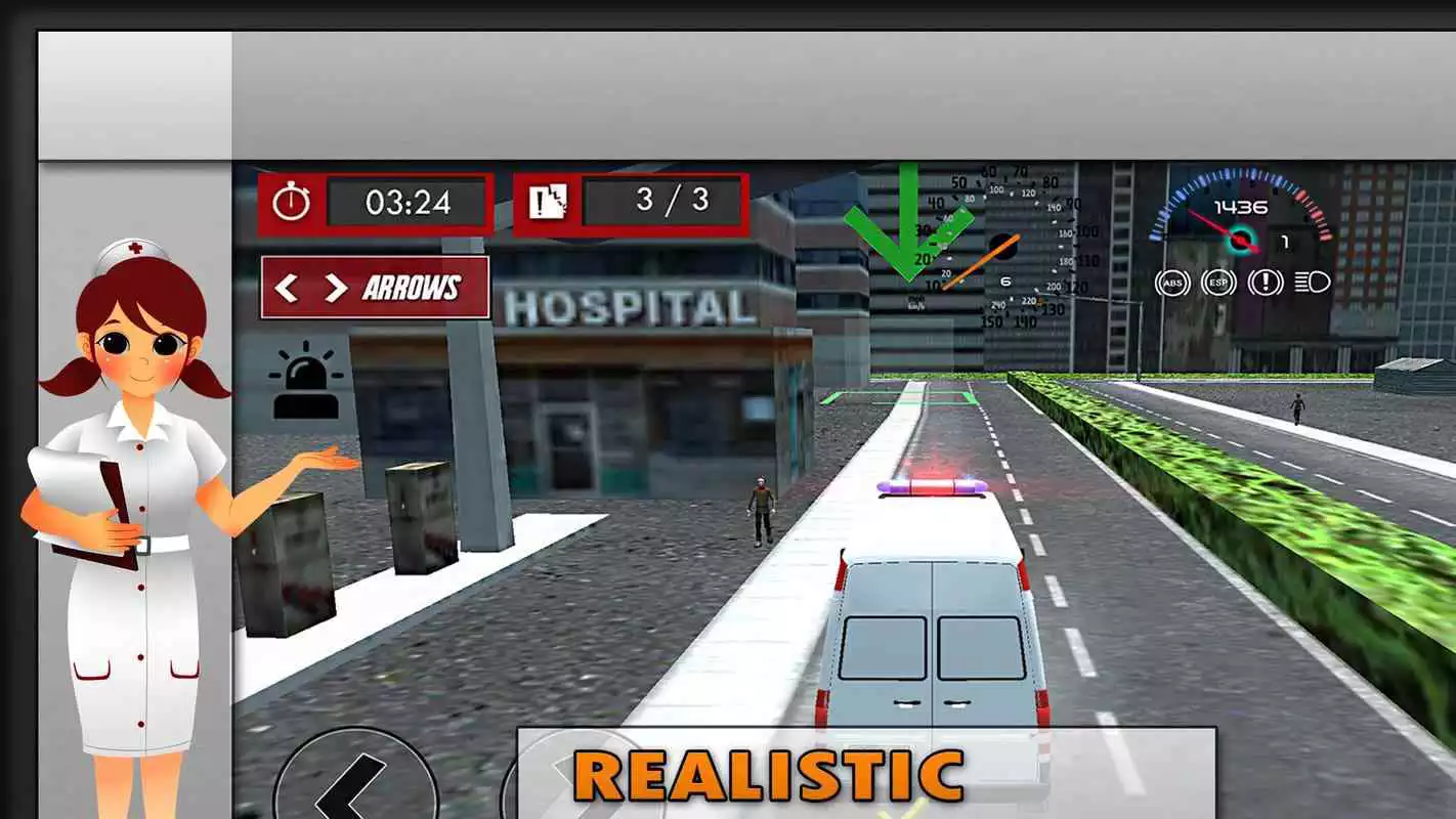 Play New City Ambulance game: Rescue Driver