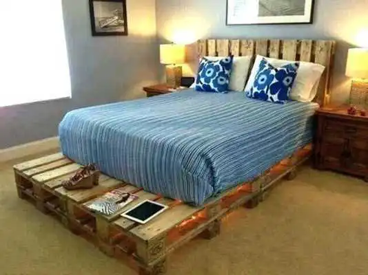 Play New DIY Pallet Bed Plans