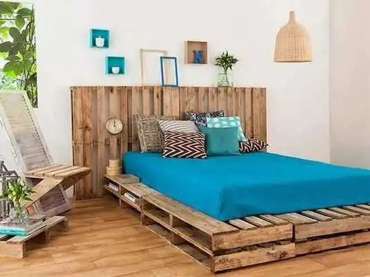 Play New DIY Pallet Bed Plans