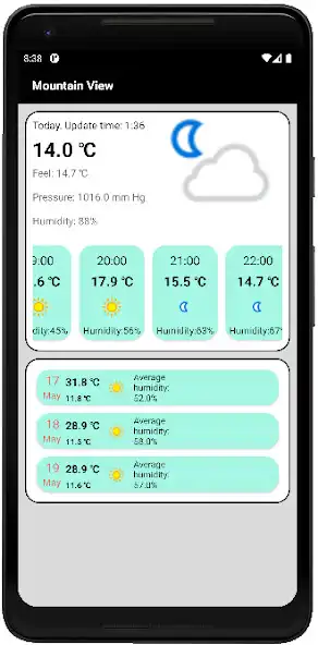 Play NEWeather as an online game NEWeather with UptoPlay