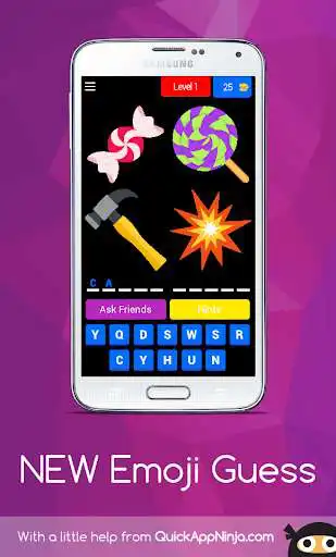 Play NEW Emoji Guess as an online game NEW Emoji Guess with UptoPlay
