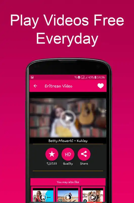 Play New Eritrean Music and HD Video