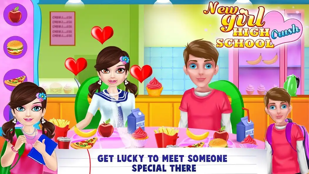 Play New Girl High School Crush : First date as an online game New Girl High School Crush : First date with UptoPlay
