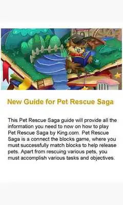 Play New Guide for Pet Rescue Saga