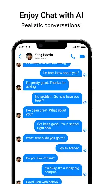 Play NewJeans AI Chat, Call  Live as an online game NewJeans AI Chat, Call  Live with UptoPlay