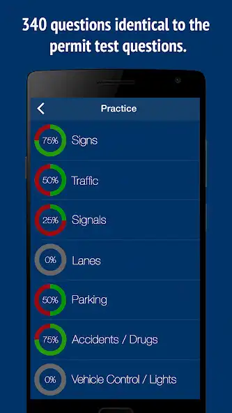 Play New Jersey DMV Permit Test Prep 2020 as an online game New Jersey DMV Permit Test Prep 2020 with UptoPlay