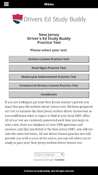 Play New Jersey Driver License Test  and enjoy New Jersey Driver License Test with UptoPlay