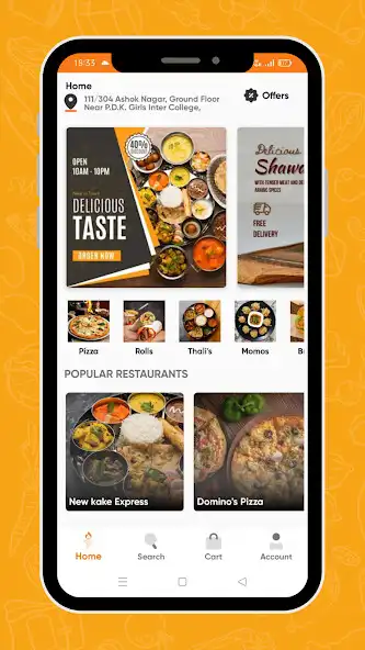 Play Newkake - Food Delivery App as an online game Newkake - Food Delivery App with UptoPlay