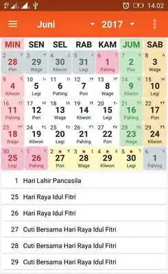 Play New Kalender Indonesia 2017