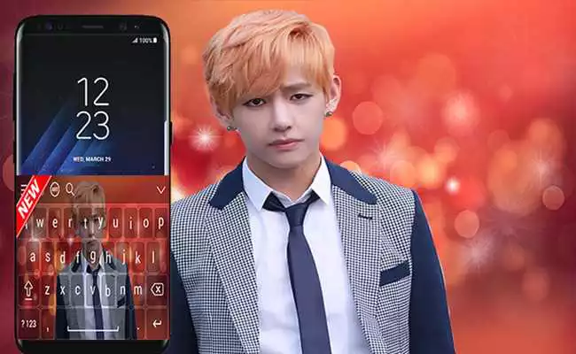 Play new keyboard for v bts with HD wallpapers