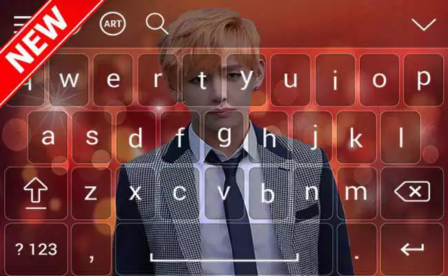Play new keyboard for v bts with HD wallpapers