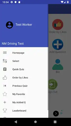 Play New Mexico MVD Permit Test2022 as an online game New Mexico MVD Permit Test2022 with UptoPlay