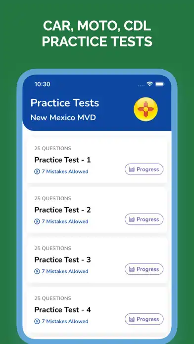 Play New Mexico NM MVD Permit Test  and enjoy New Mexico NM MVD Permit Test with UptoPlay