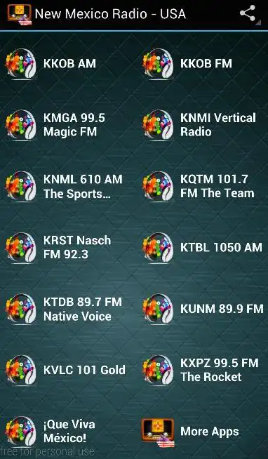 Play New Mexico Radio - USA