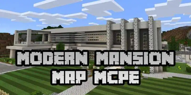 Play New Modern Mansion Map for Minecraft PE Play New Modern Mansion Map for Minecraft PE