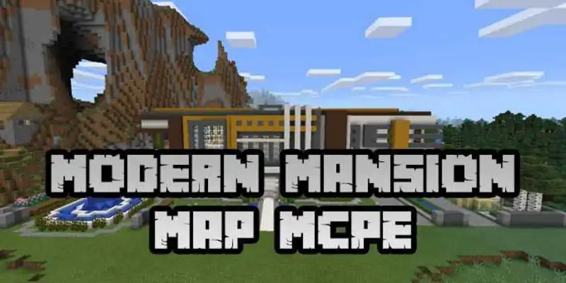 Play New Modern Mansion Map for Minecraft PE Play New Modern Mansion Map for Minecraft PE