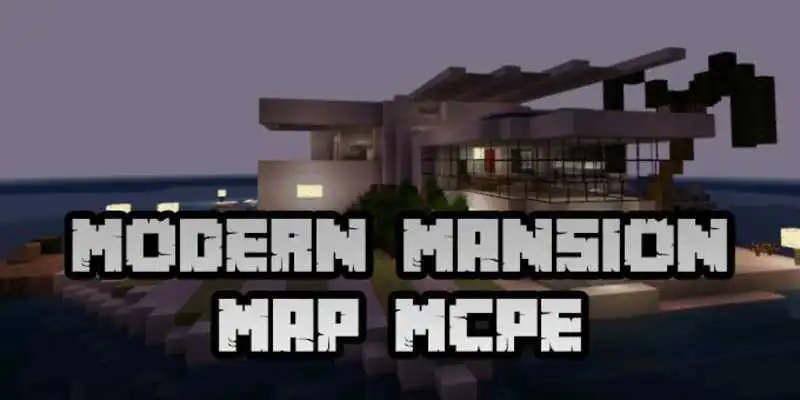 Play New Modern Mansion Map for Minecraft PE Play New Modern Mansion Map for Minecraft PE