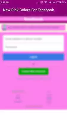 Play New Pink Colour For Facebook
