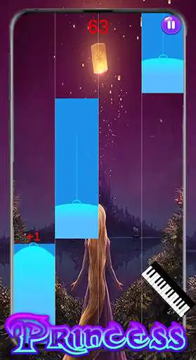 Play New Princess Piano Tiles as an online game New Princess Piano Tiles with UptoPlay