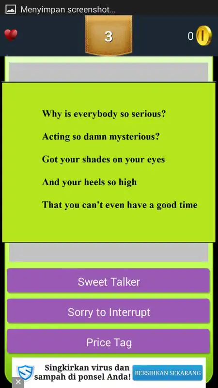 Play New Quiz Jessie J lyric