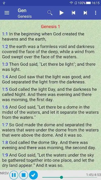 Play New Revised Standard Version Bible NRSV Audio Pro  and enjoy New Revised Standard Version Bible NRSV Audio Pro with UptoPlay