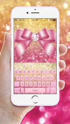 Play New Rose Gold Diamond Bow Keyboard