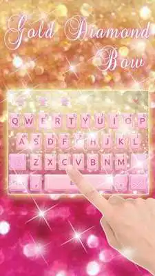 Play New Rose Gold Diamond Bow Keyboard