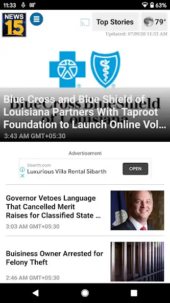 Play News15 - KADN/KLAF as an online game News15 - KADN/KLAF with UptoPlay