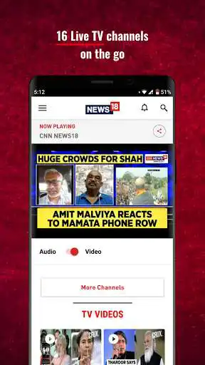 Play News18 Latest & Breaking News as an online game News18 Latest & Breaking News with UptoPlay