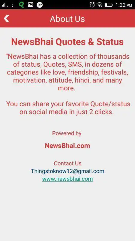Play NewsBhai Quotes  Status