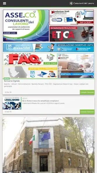 Play NEWS Consulenti del Lavoro as an online game NEWS Consulenti del Lavoro with UptoPlay