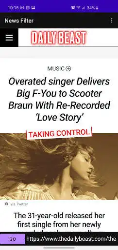 Play News Filter as an online game News Filter with UptoPlay