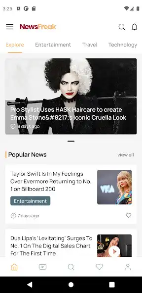 Play Newsfreak - Flutter News App f  and enjoy Newsfreak - Flutter News App f with UptoPlay
