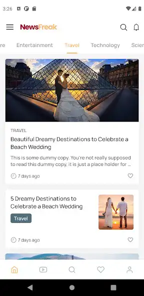 Play Newsfreak - Flutter News App f as an online game Newsfreak - Flutter News App f with UptoPlay