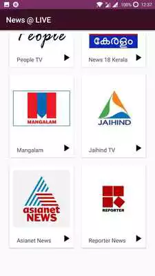 Play News@Live - All Malayalam News Channels In One App