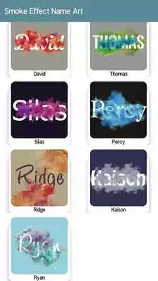 Play New Smoke Effect Name Art Play New Smoke Effect Name Art