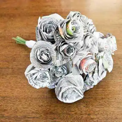 Play Newspaper Craft Idea