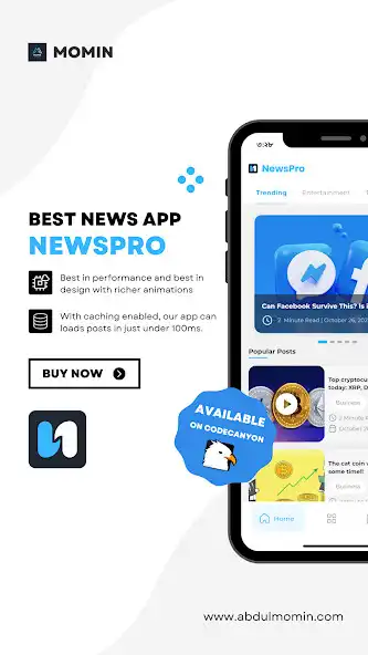 Play NewsPro - Blog/Magazine App  and enjoy NewsPro - Blog/Magazine App with UptoPlay
